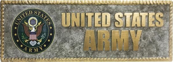 Spoontiques Desk Decor Army Desk Sign