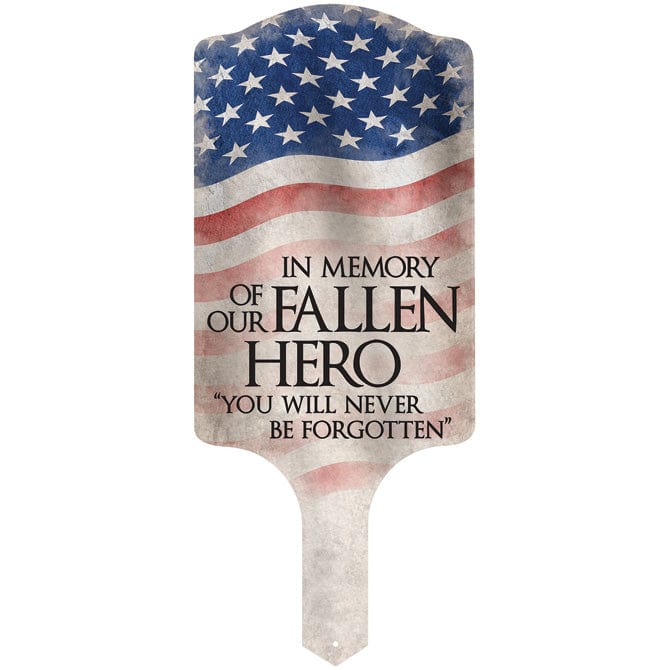 Carson Garden Stake "Fallen Hero" Garden Stake