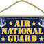 SJT Wall Decor Air National Guard 5" x 10" wood plaque, sign