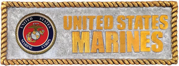 Spoontiques Desk Decor Marines Desk Sign