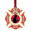 Beacon Design Ornament Firefighter Shield Ornament