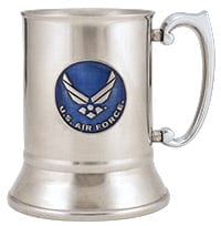 Cornell Beverage Holder Air Force Stainless Steel Tankard