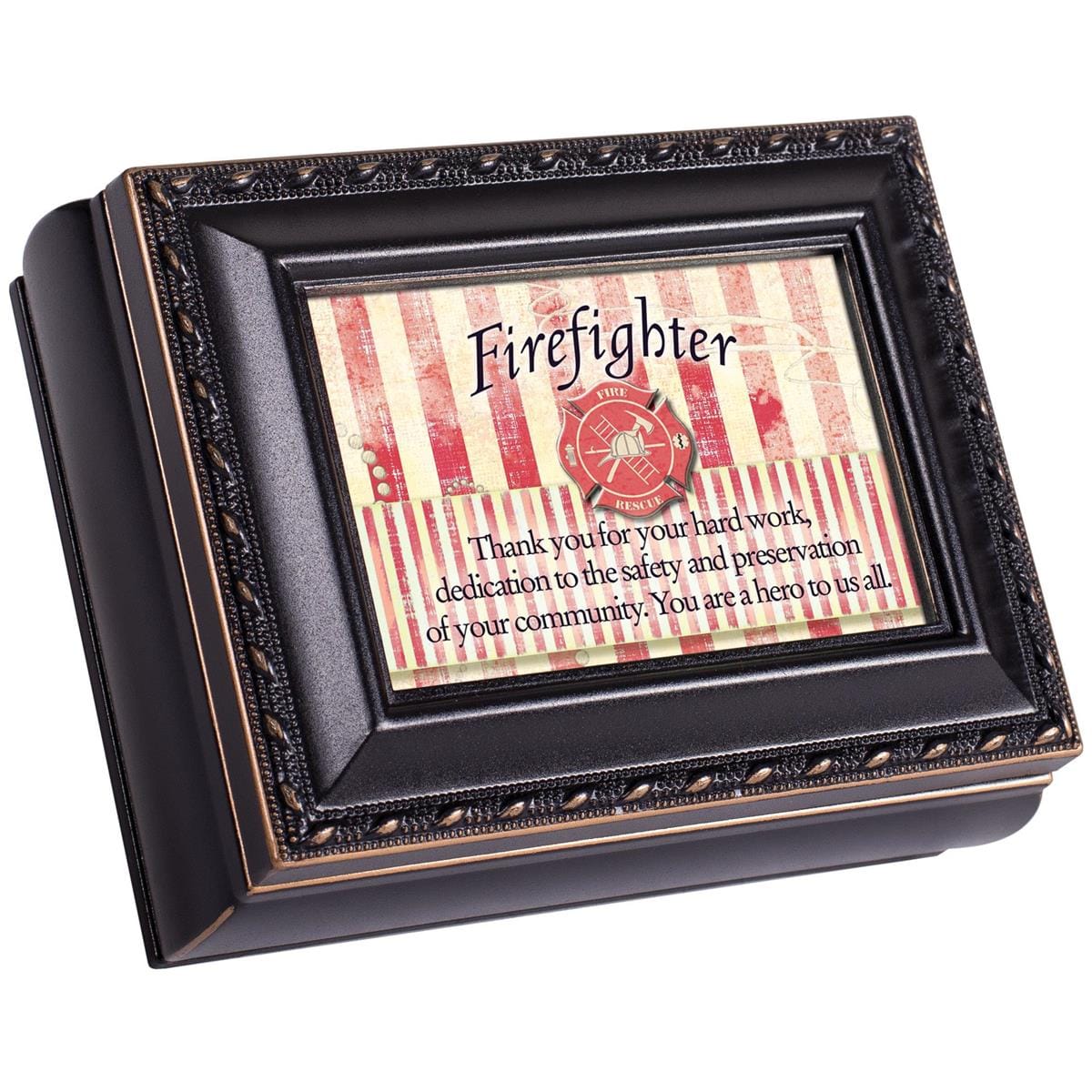 Cottage Garden Desk Decor Firefighter - Thank You For Your Service