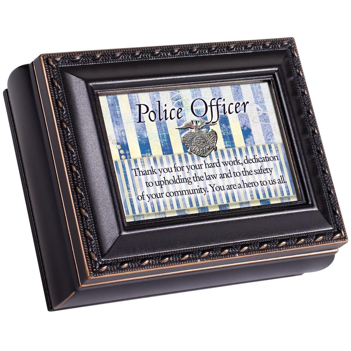 Cottage Garden Desk Decor Police Officer - Thank You For Your Service