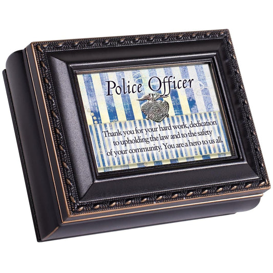 Cottage Garden Desk Decor Police Officer - Thank You For Your Service