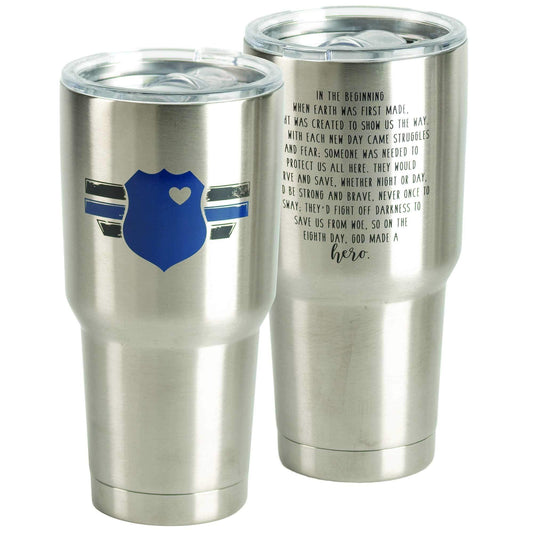 Dicksons Beverage Holder POLICE EXTRA LARGE TRAVEL TUMBLER