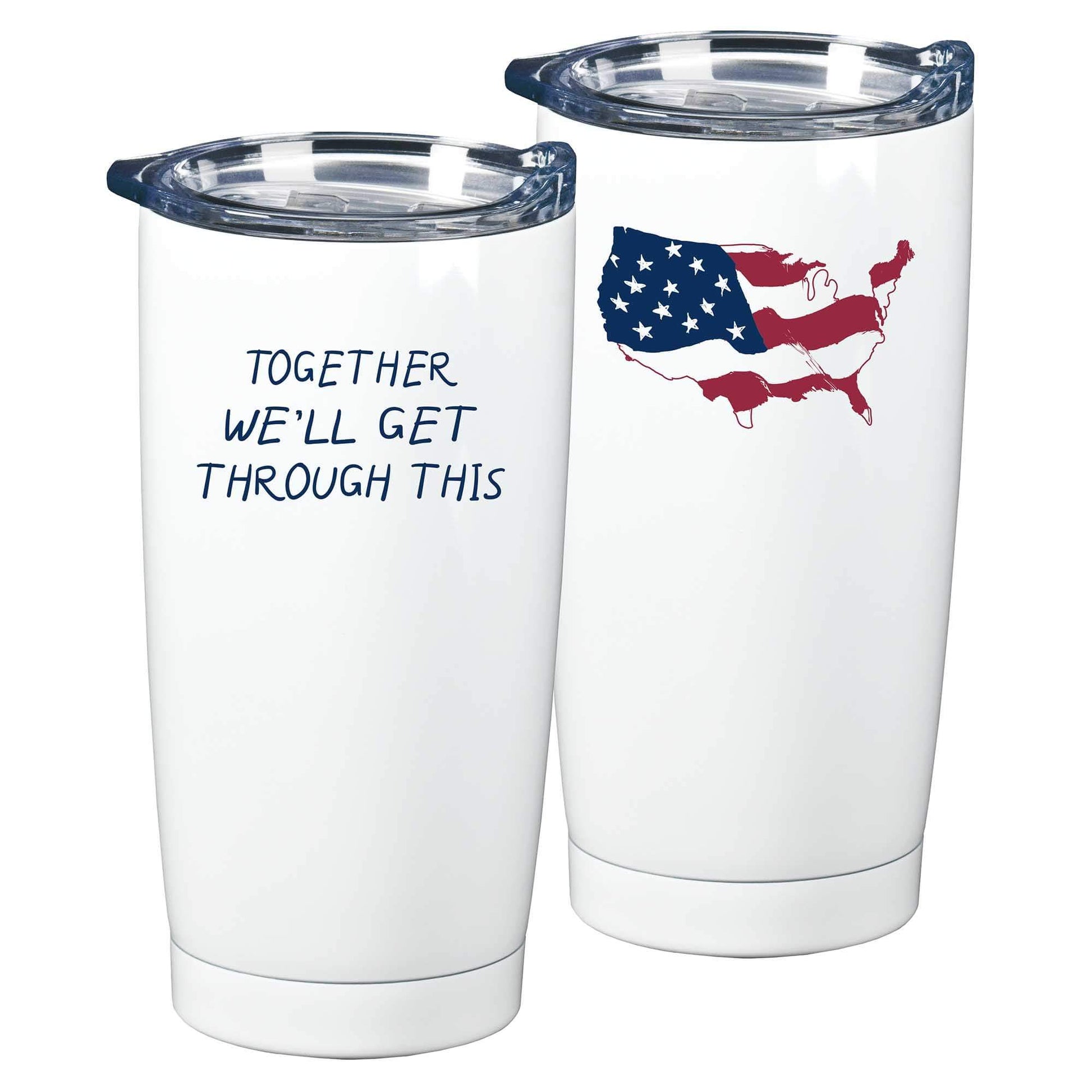 Dicksons Beverage Holder TOGETHER WE'LL GET THROUGH THIS TUMBLER