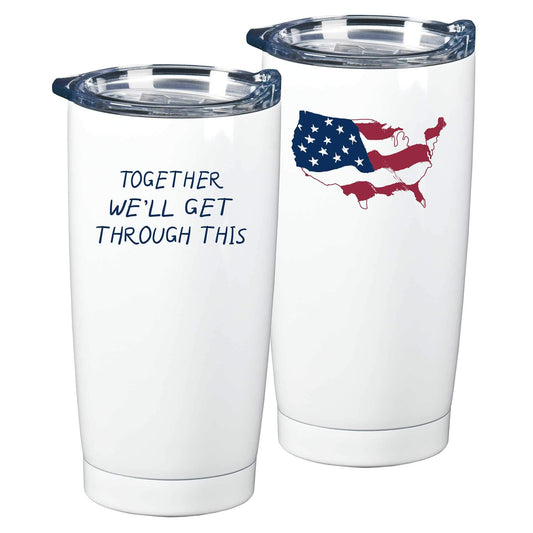 Dicksons Beverage Holder TOGETHER WE'LL GET THROUGH THIS TUMBLER