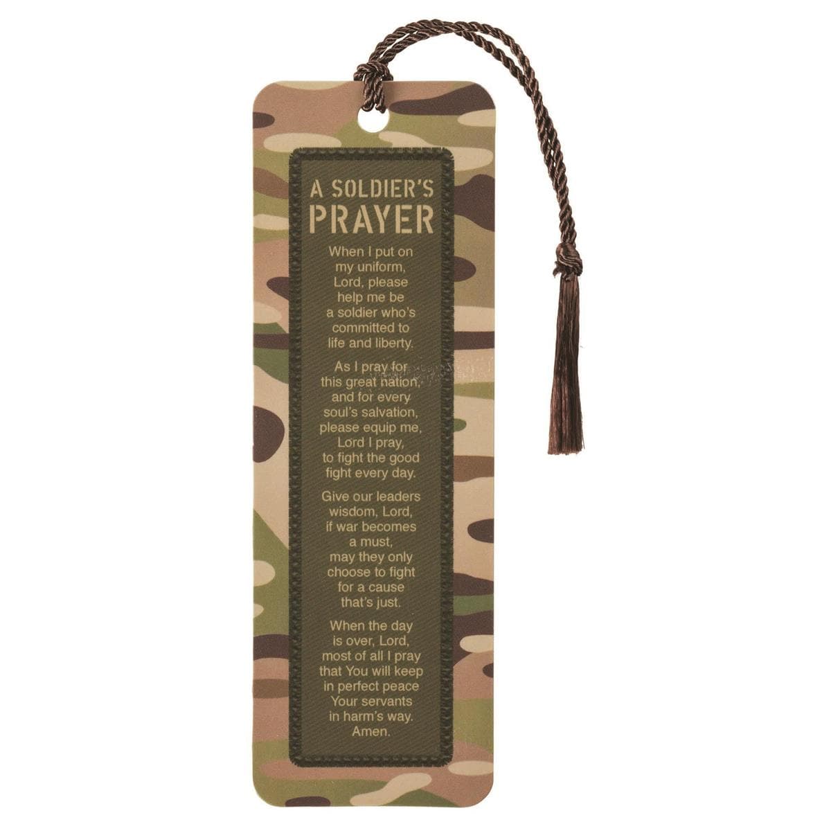 Dicksons Bookmark Soldier's Prayer Tassel Bookmark