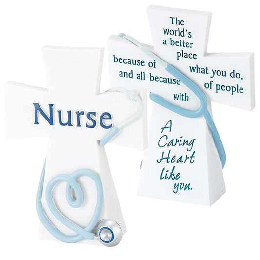 Dicksons Cross Nurse Caring Heart Tabletop Cross