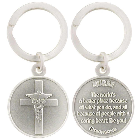 Dicksons Keyring Nurse Keyring - A Caring Heart