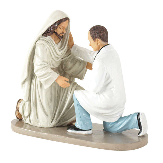 Dicksons Statue FIGURINE JESUS AND DOCTOR