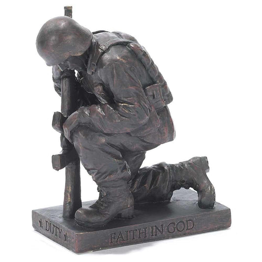 Dicksons Statue Soldier Faith In God Figurine