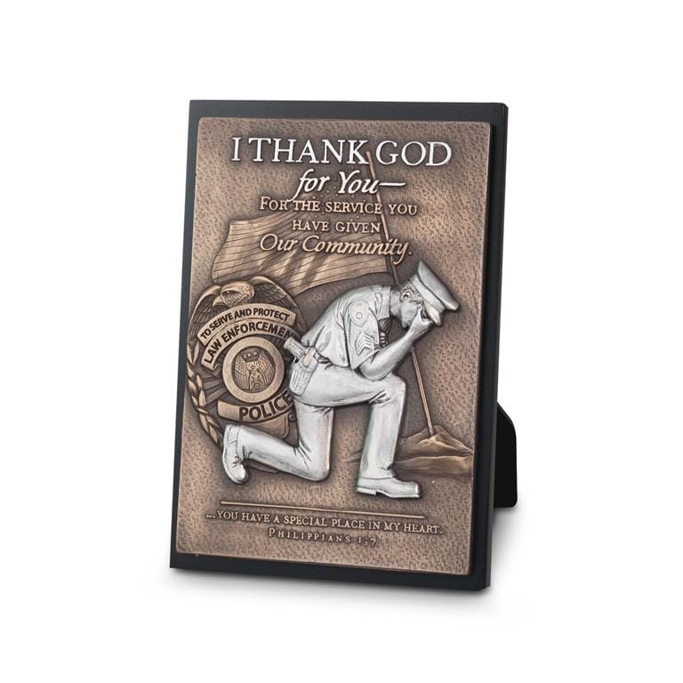 Dicksons Wall Decor Police - Moments of Faith Plaaque