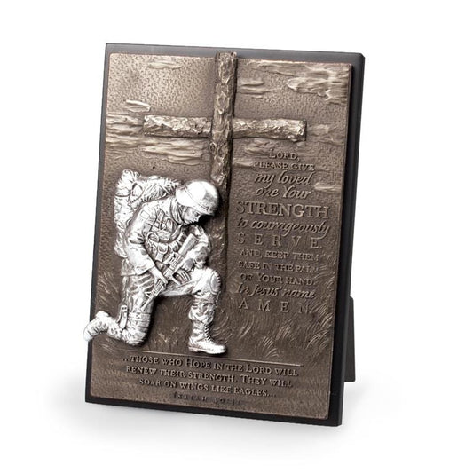 Dicksons Wall Decor Soldier - Moments of Faith Plaque