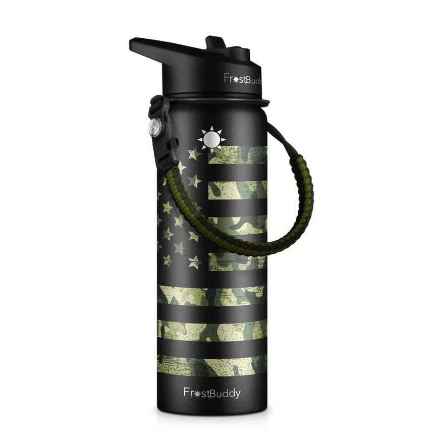 Frost Buddy Beverage Holder 24oz Sports Buddy | Camo Flag