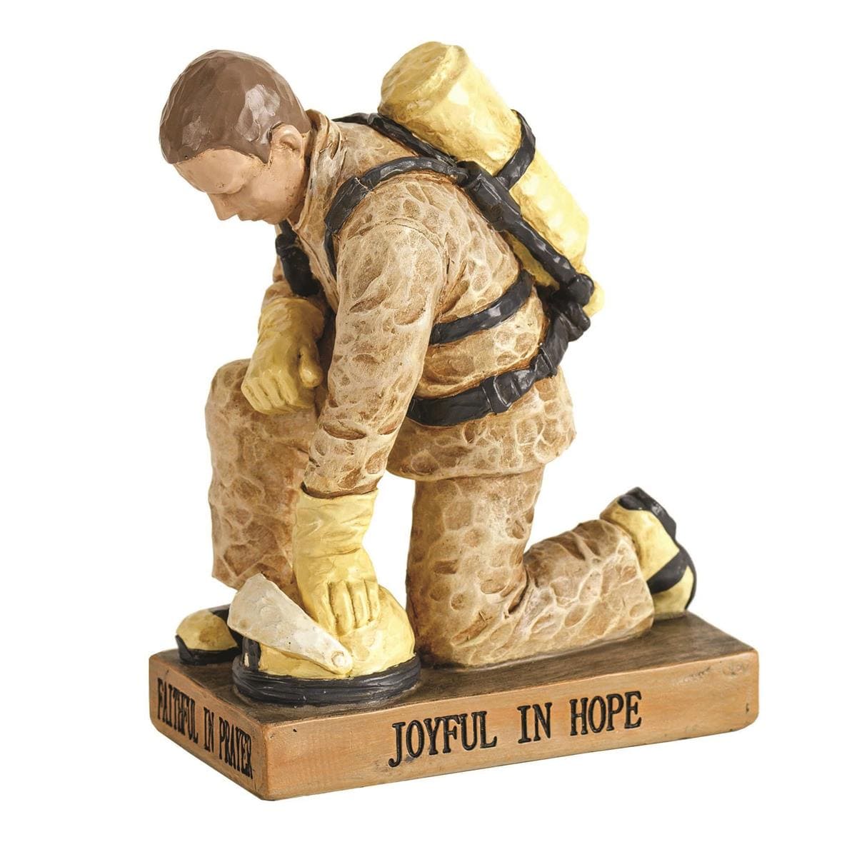 Lighthouse Christian Products Desk Decor Called To Pray Firefighter Figurine
