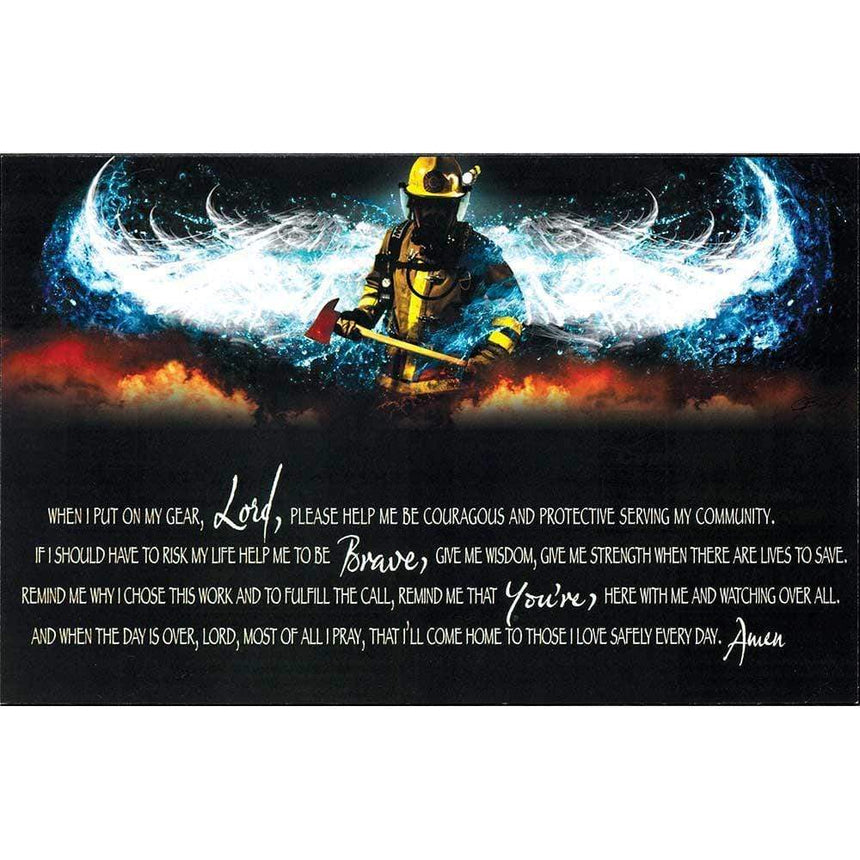 Lighthouse Christian Products Wall Decor Firefighter Wall Plaque - Put on Gear