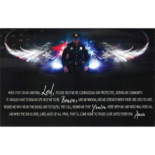 Lighthouse Christian Products Wall Decor Police Wall Plaque - Put on my Uniform
