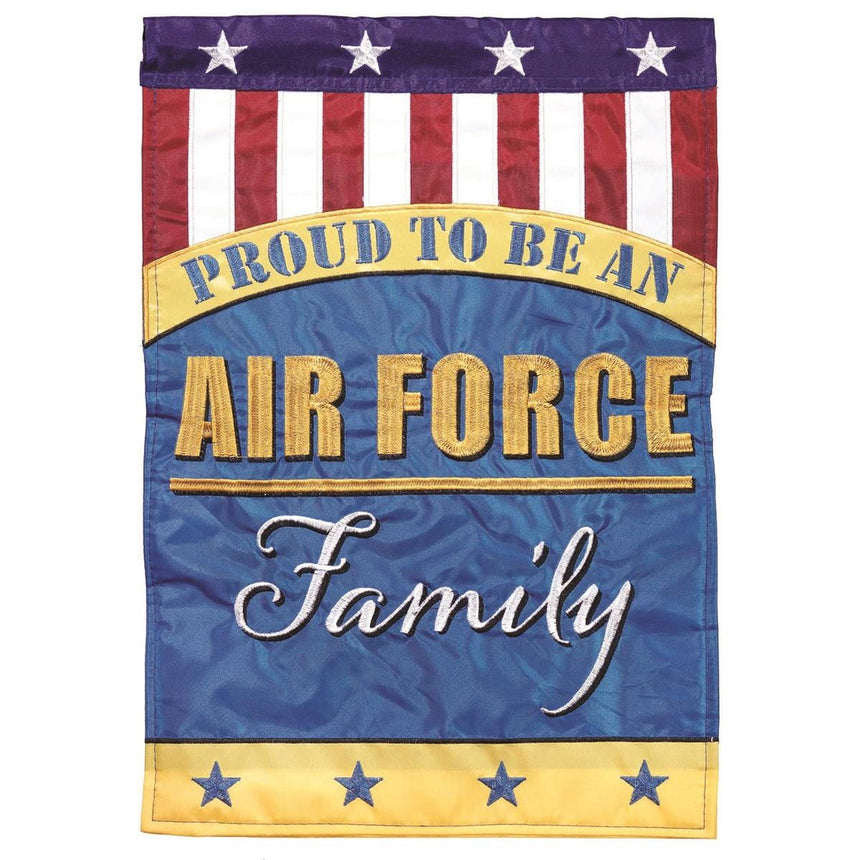 Magnolia Lane Garden Flags & Windsocks Air Force Family Garden Flag