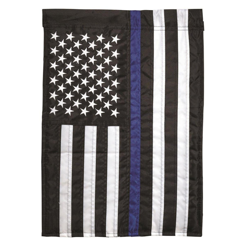 Magnolia Lane Garden Flags & Windsocks Police Blue Stipe Garden Flag
