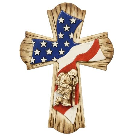 Marco Cross CROSS WINGS AMERICAN FLAG FALLEN HERO