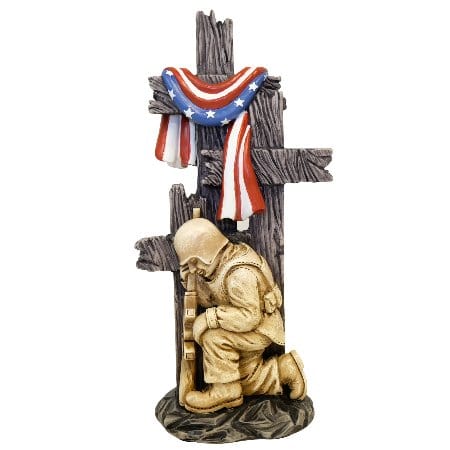 Marco Cross STANDING 3 CROSSES FALLEN SOLDIER