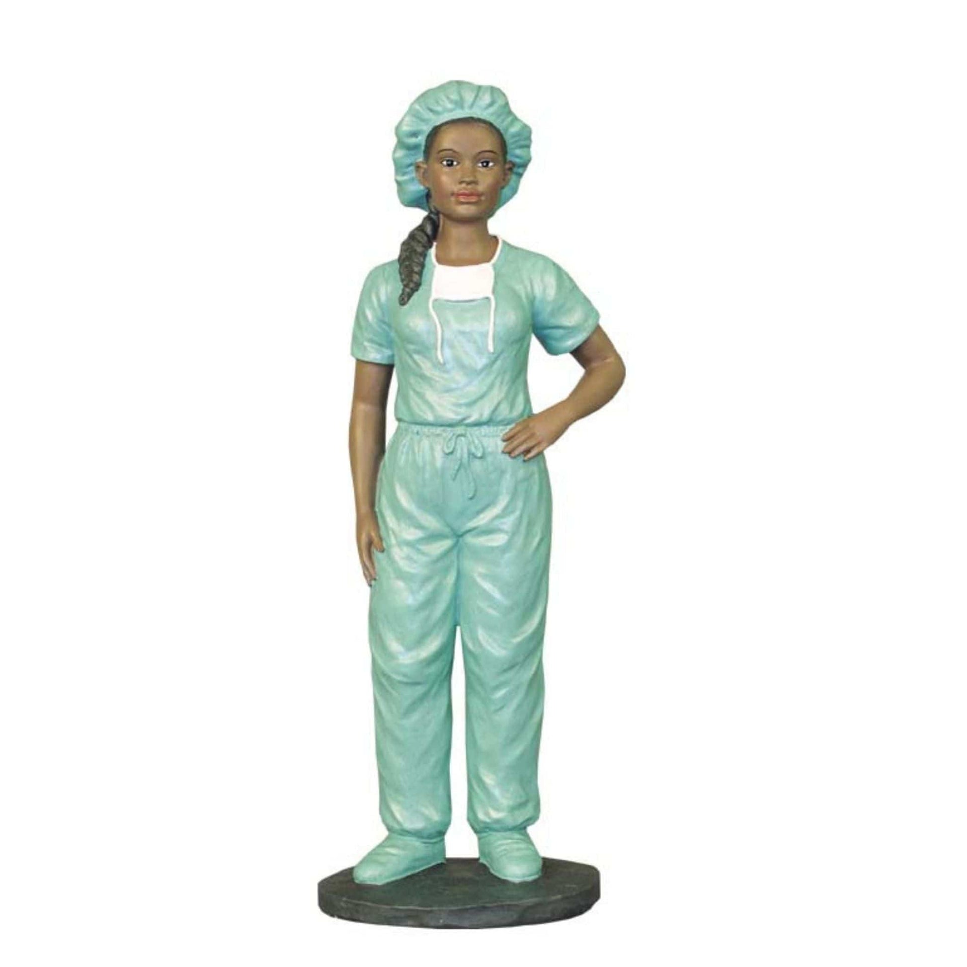 Positive Image Desk Decor Female Medical Professional Figurine - Black