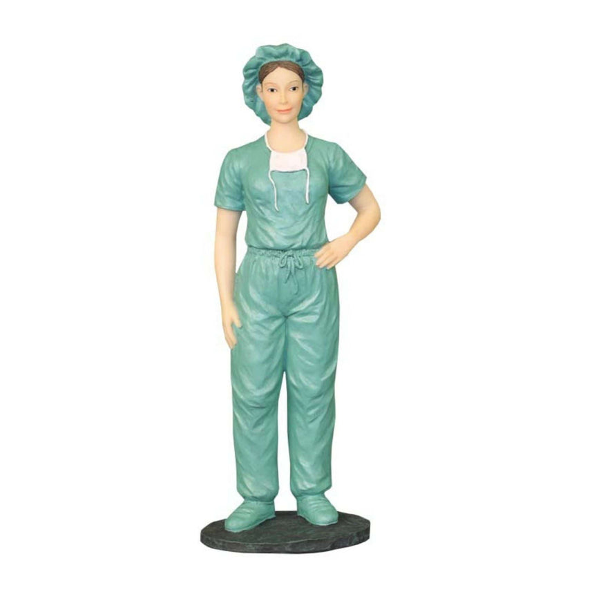 Positive Image Desk Decor Female Medical Professional Figurine - White