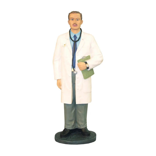 Positive Image Statue Doctor Figurine - White