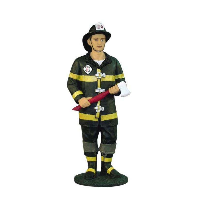 Positive Image Statue Firefighter Figurine