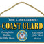 SJT Wall Decor U.S. Coast Guard 5" x 10" wood plaque